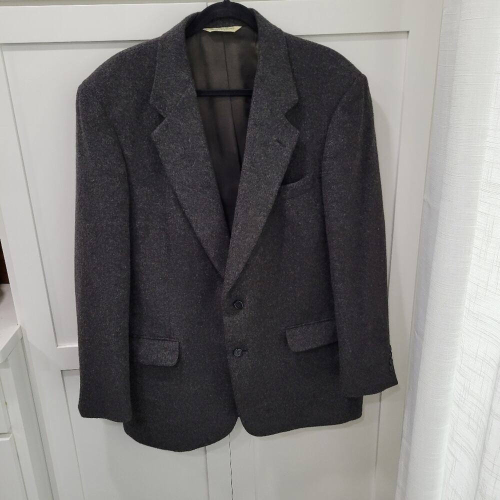 Vintage Evan-Picone 100% Camel Hair Blazer Jacket Sport Coat Size 42L